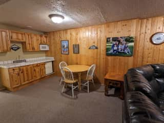 Basement kitchenette