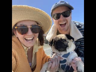 Our first housesit in New Zealand in Dec 2022 - with our bestie Coco ❤️