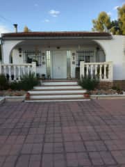 The front of the house