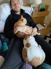 Chris with Peanut & Butter