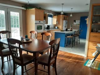 Kitchen & Dining room.