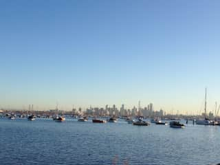 view of city from Williamstown