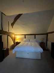 The guest bed.