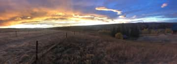 Unbelievable sunsets over the Rockies mountains.