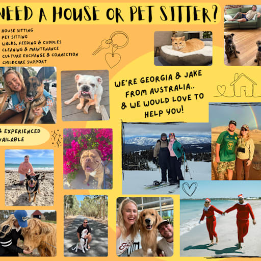 Profile image for pet sitters Georgia & Jake