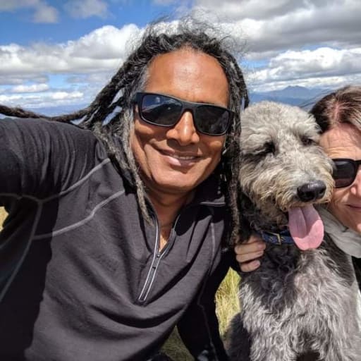 Profile image for pet sitters Sunil & Susan