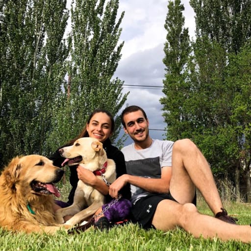 Profile image for pet sitters Laura & Mariano 