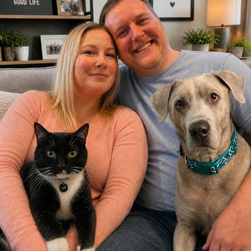 Profile image for pet sitters Aleshia & Scott