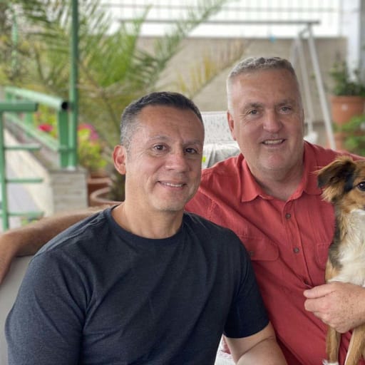 Profile image for pet sitters Jim & Ricardo