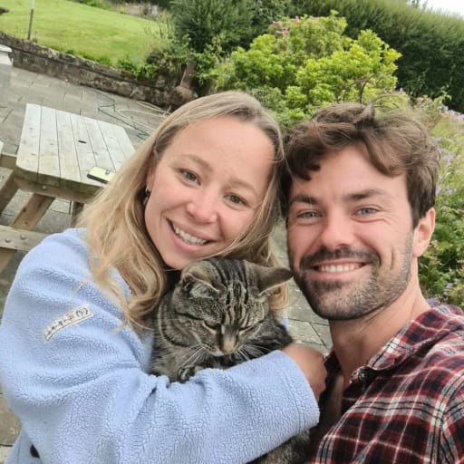 Profile image for pet sitters Cameron & Bethany