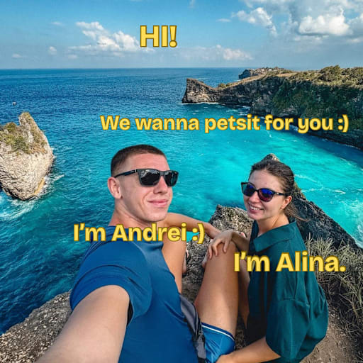 Profile image for pet sitters Alina & Andrei