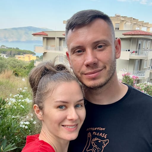 Profile image for pet sitters Olena & Vitaliy