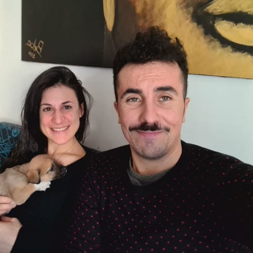 Profile image for pet sitters Vincenzo & Carlotta