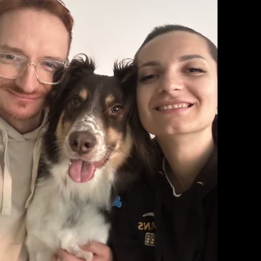 Profile image for pet sitters Anna & Oleksii