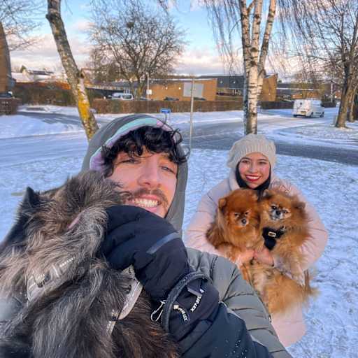 Profile image for pet sitters Carla & Juan Pablo