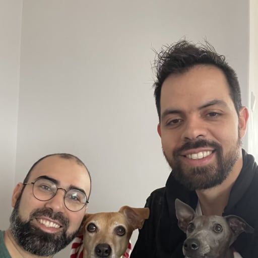 Profile image for pet sitters Felipe & Leonardo