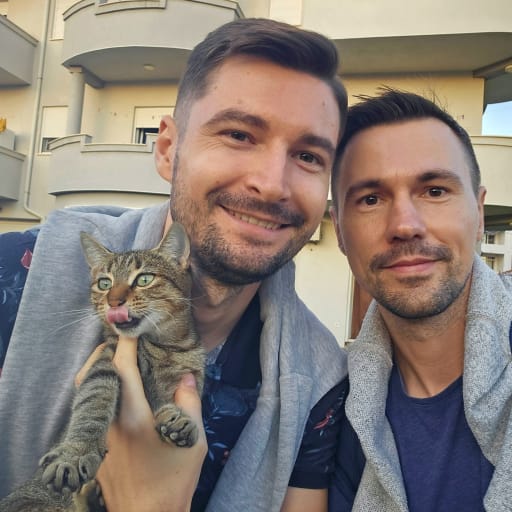 Profile image for pet sitters Denys & Ivan