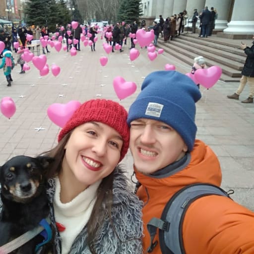 Profile image for pet sitters Vsevolod & Nataliia