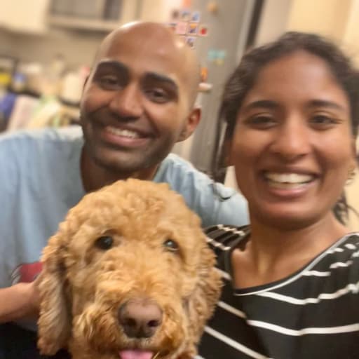 Profile image for pet sitters Ramya & Parth