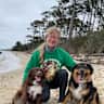 House sit pet parent - Modern log home on rural tidal creek near historic sites
