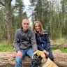 House sit pet parent - A cuddly dog in a country home