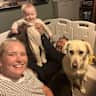 House sit pet parent - Public green in front of the house for short walks with Luna!