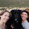House sit pet parent - Mountain and Bayside sit with a relaxed senior dog