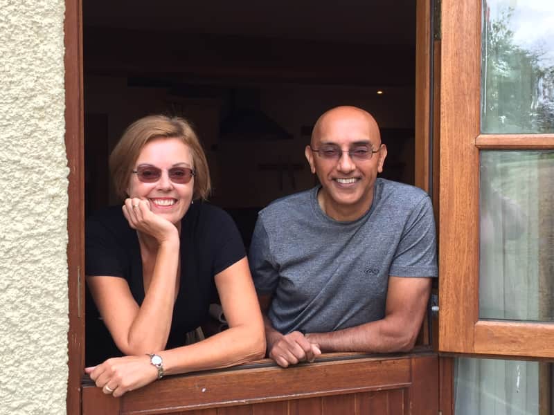 Sue & Praj from South Surrey, British Columbia, Canada