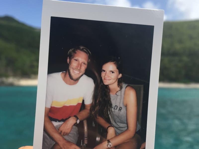Chelsea & Barclay from Road Town, British Virgin Islands