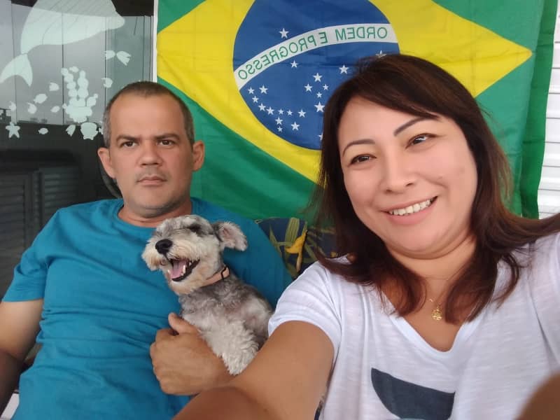 Namy & Ricardo from Praia Grande, Brazil