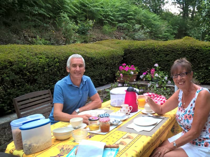 Stephen & Helen from Locarn, France