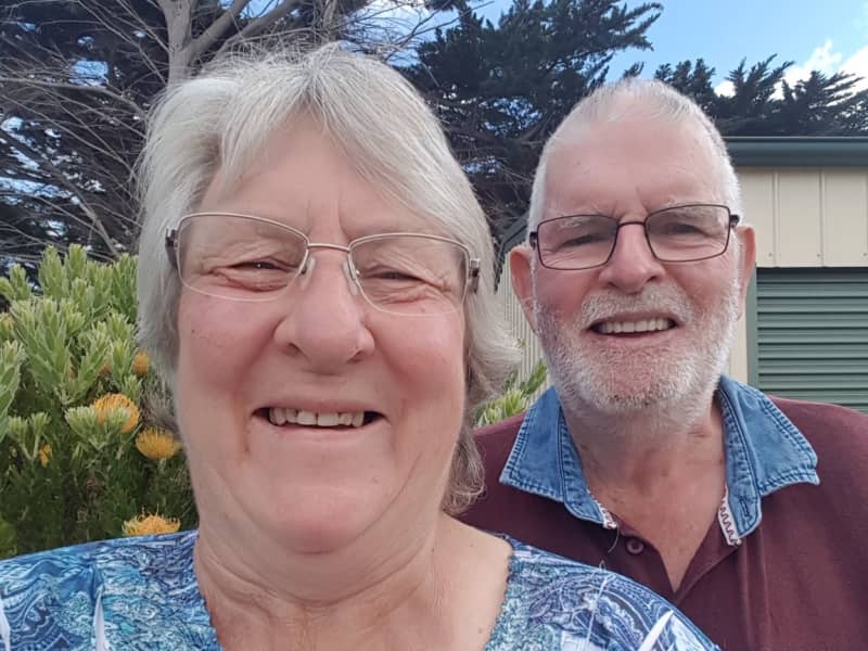 Libby & Doug from Whitemark, Tasmania, Australia