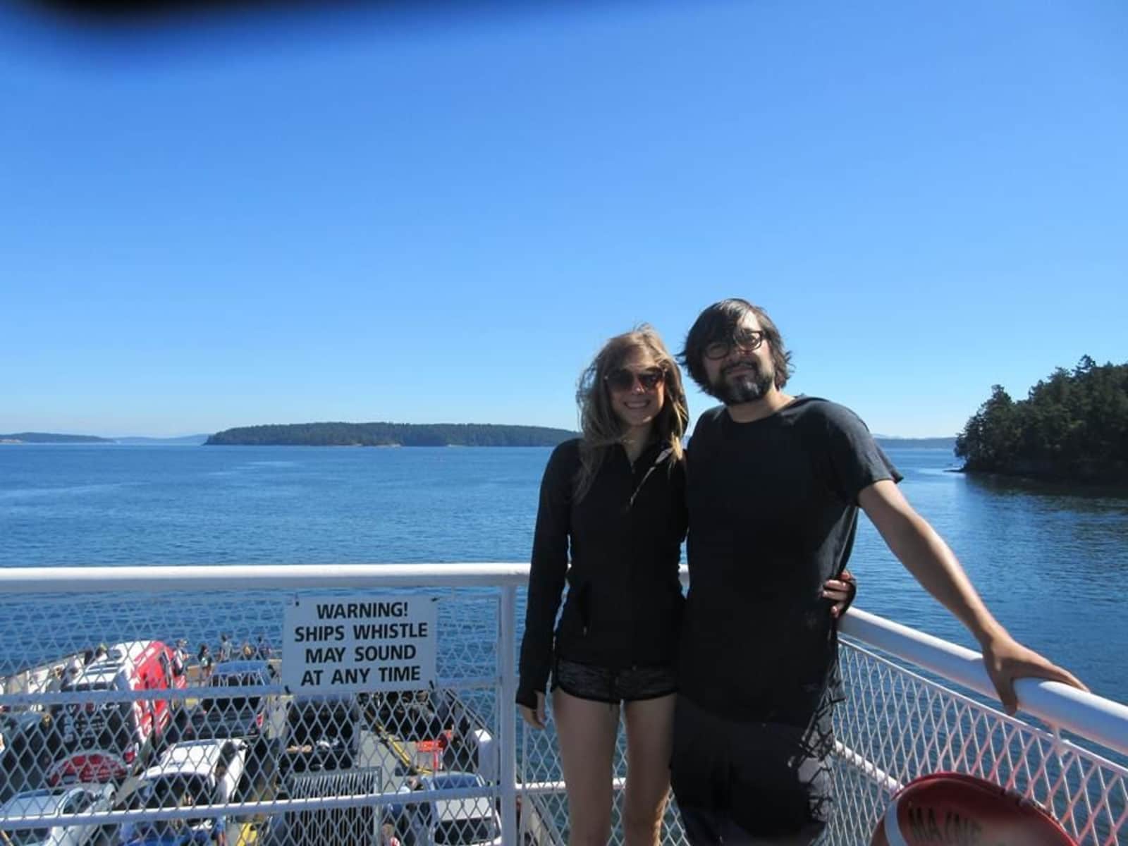 Rhiannon & Jose from Victoria, British Columbia, Canada