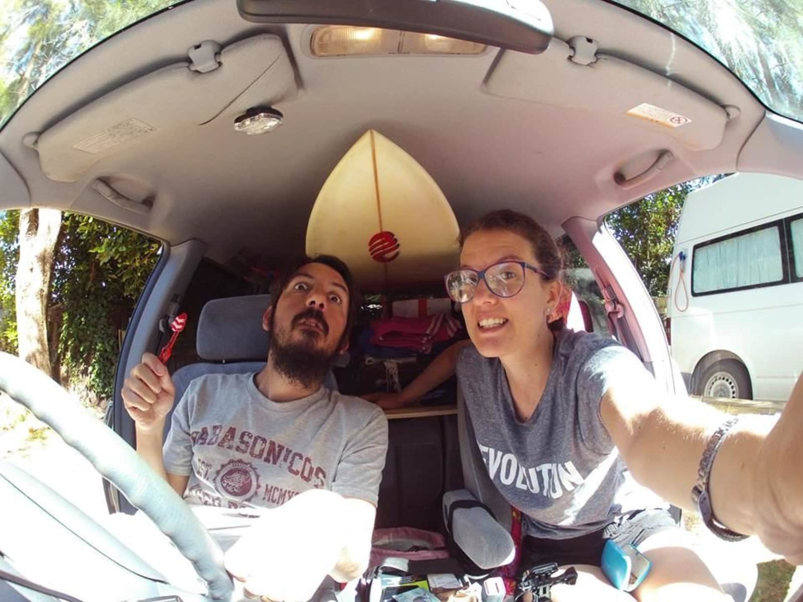 Roberta & Santiago from Piha, New Zealand