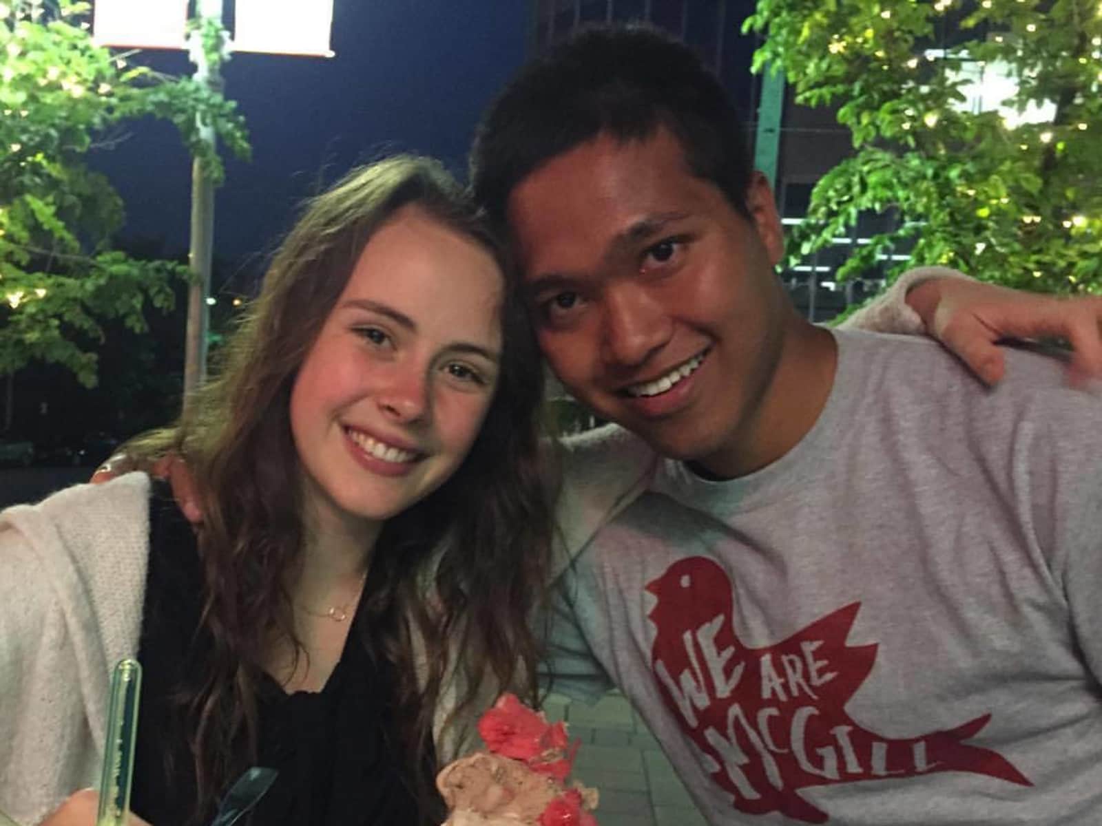 Pierre-quan & Francesca from Montréal, Quebec, Canada