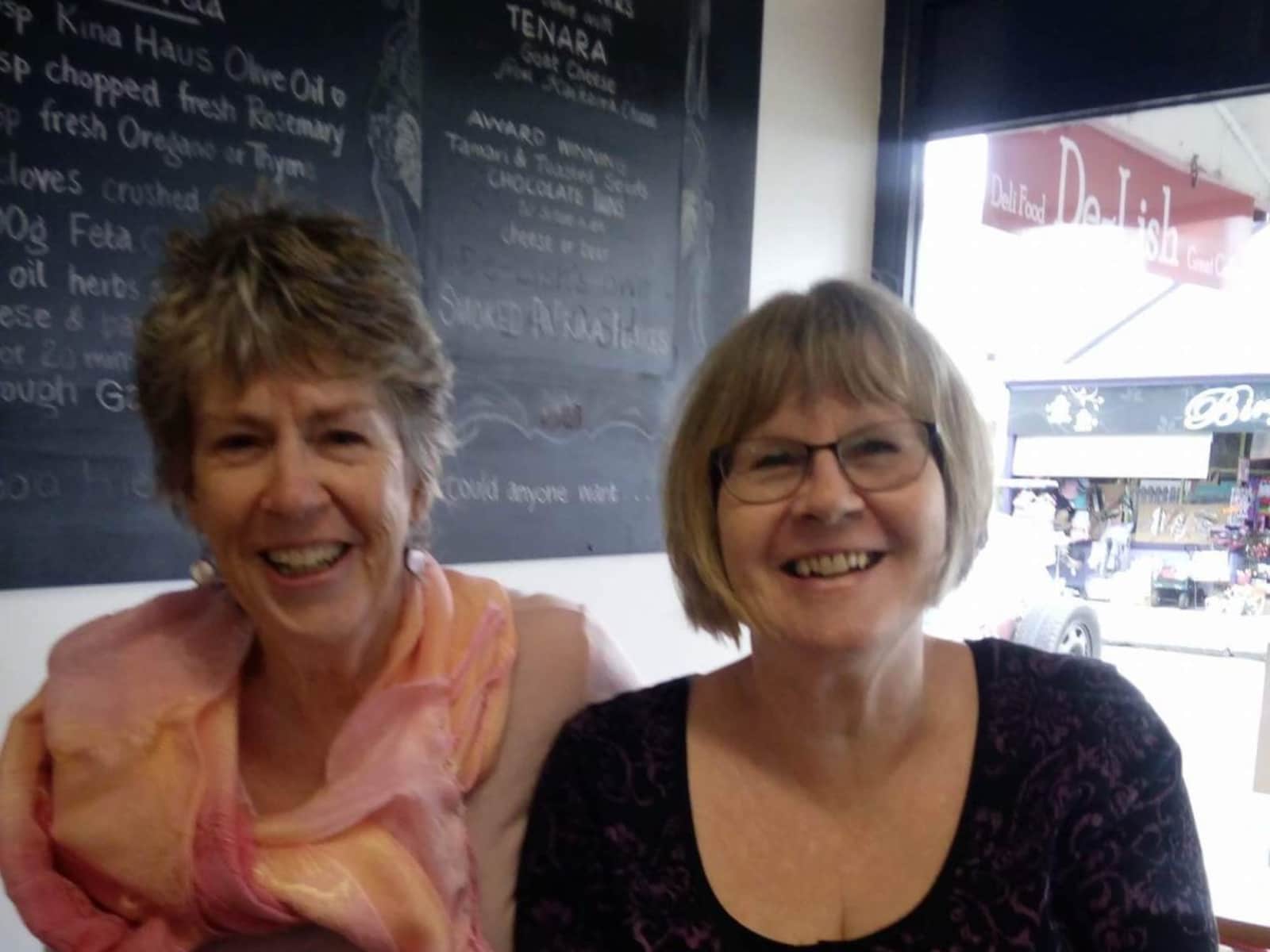 Pauline & Cheryl (my sister) from Nelson, New Zealand