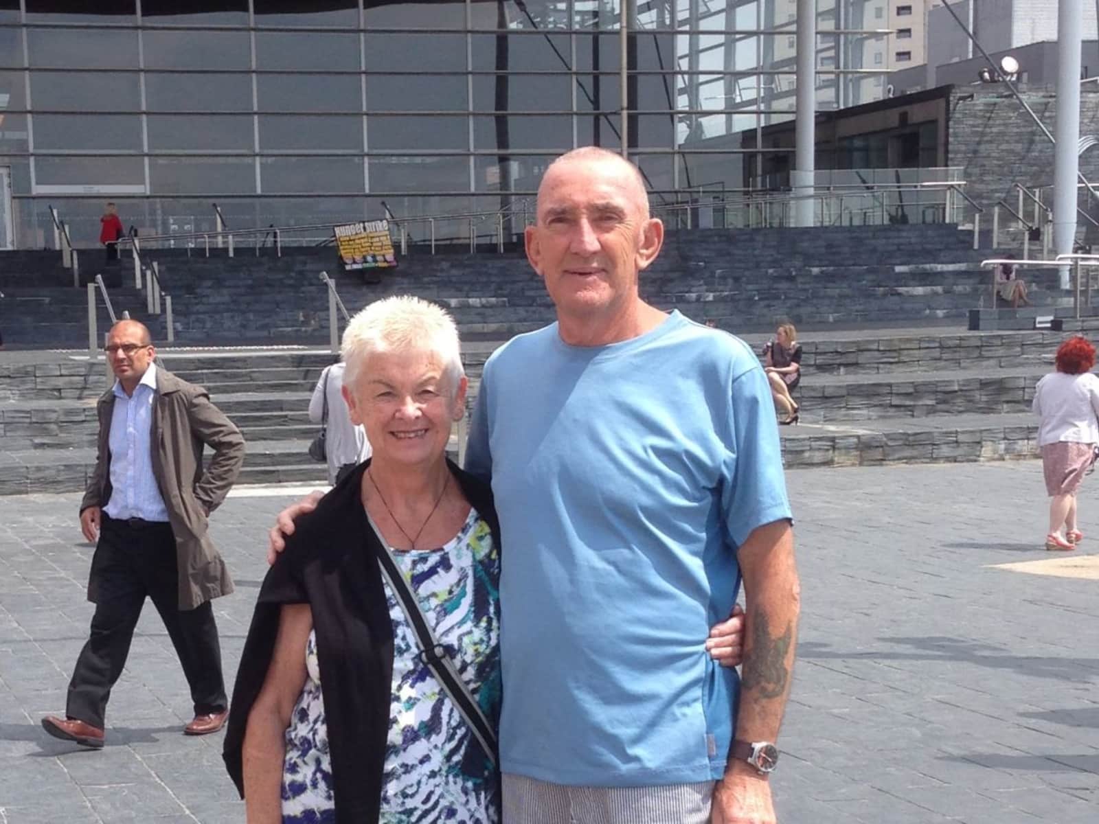 Gillian & Peter john from Palmerston North, New Zealand
