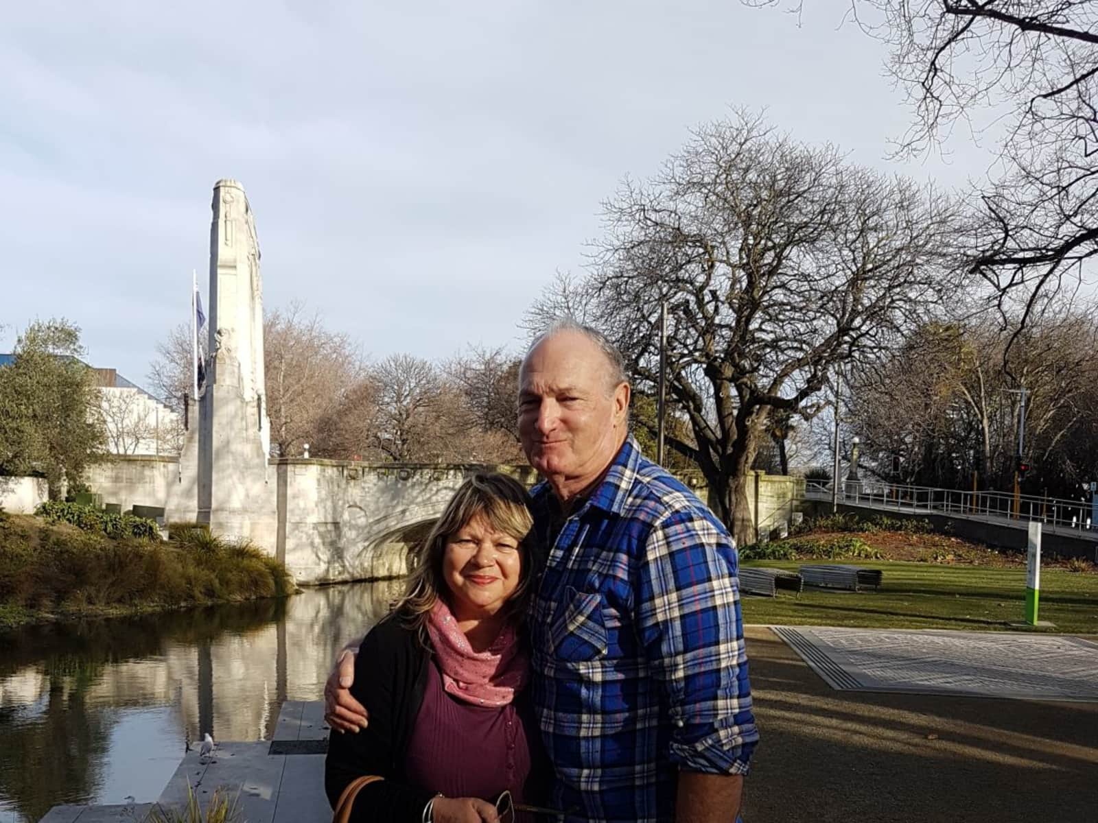 Carole & James from Surfdale, New Zealand