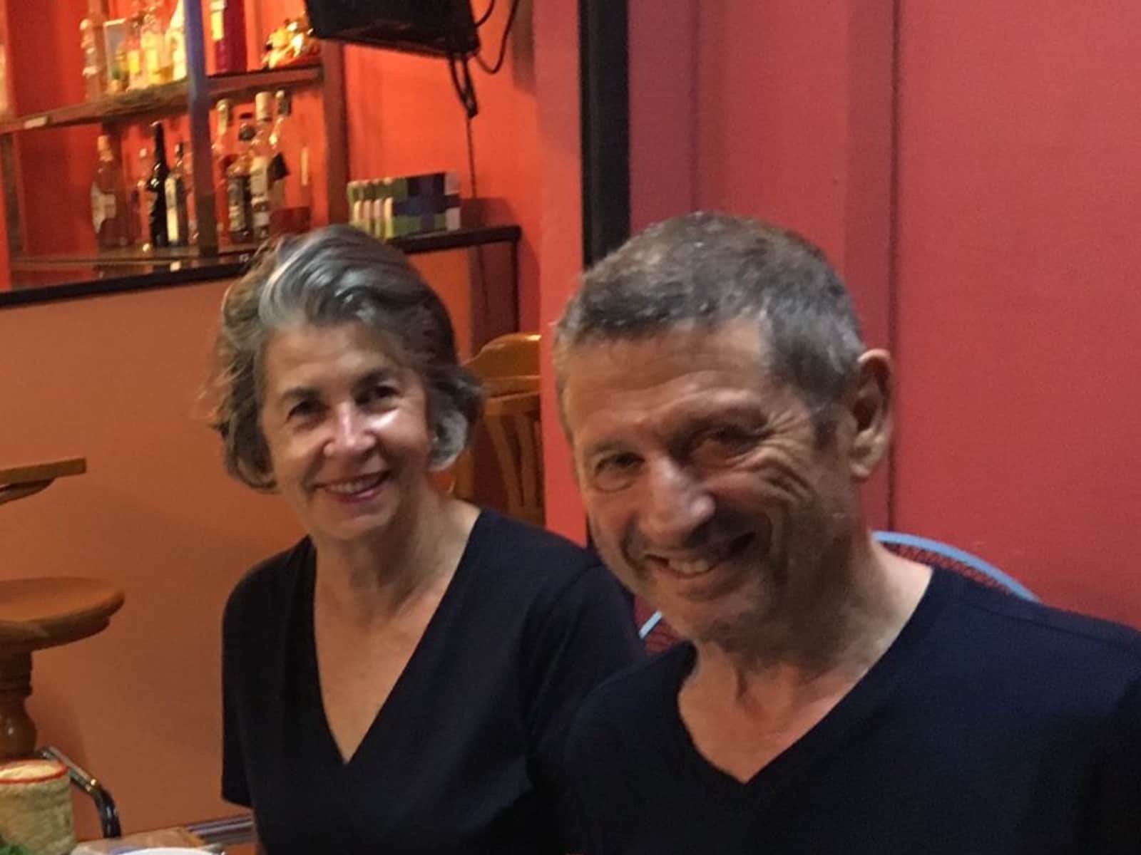 Elizabeth & Barry from Melbourne, Victoria, Australia