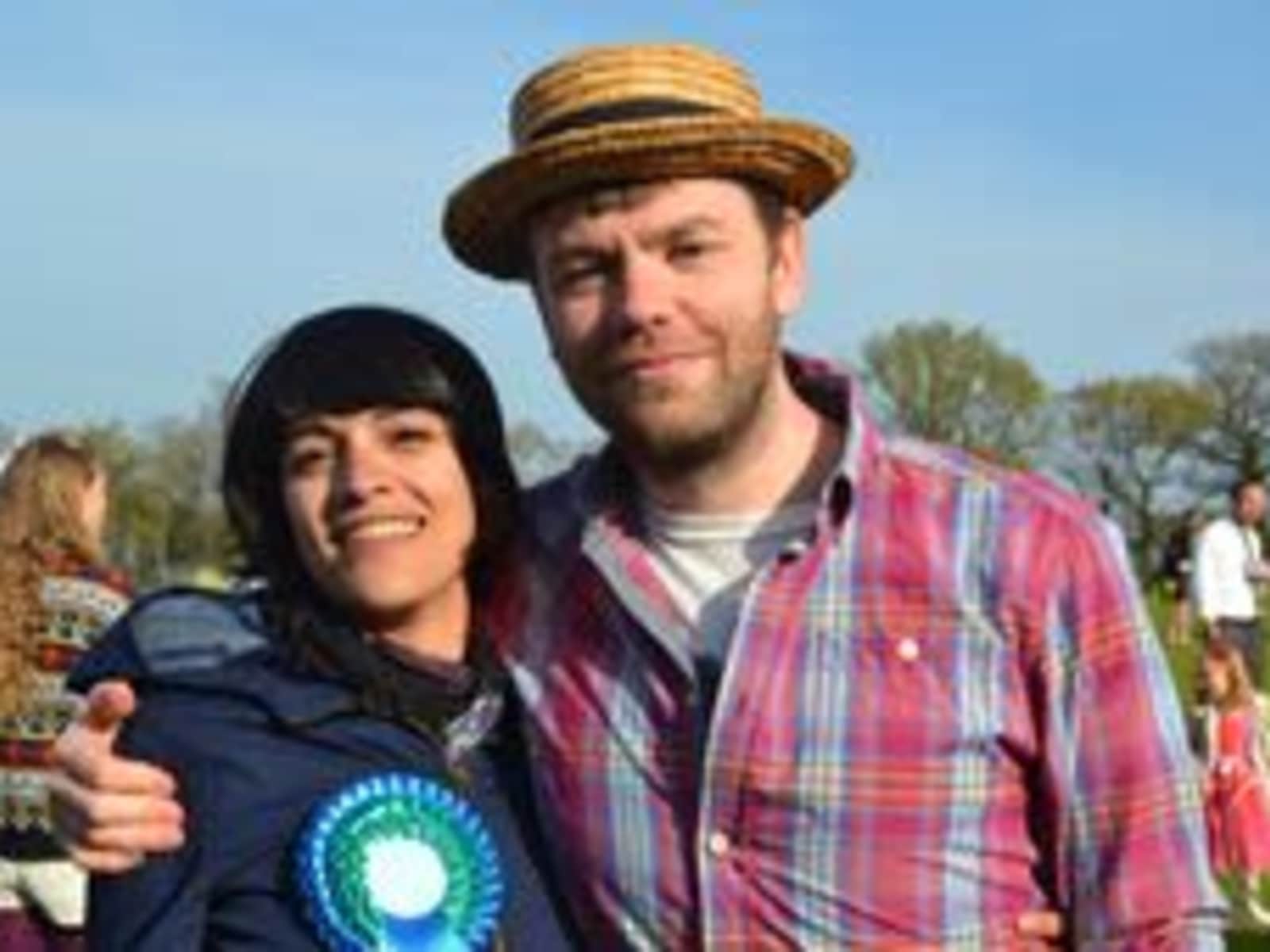 Helia & Bleddyn from Cardiff, United Kingdom