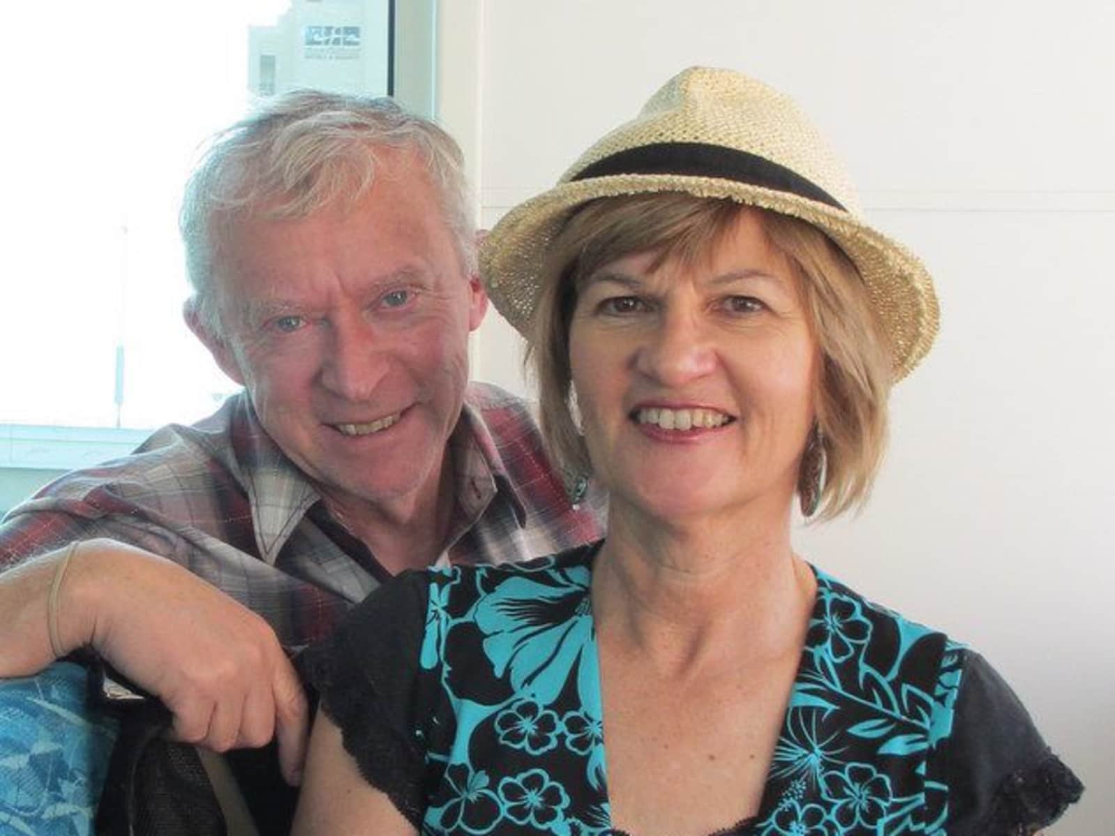 Jill & Malcolm from New Plymouth, New Zealand