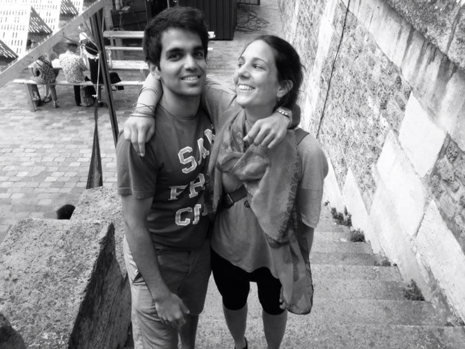 Himanshu & Hannah from Paris, France