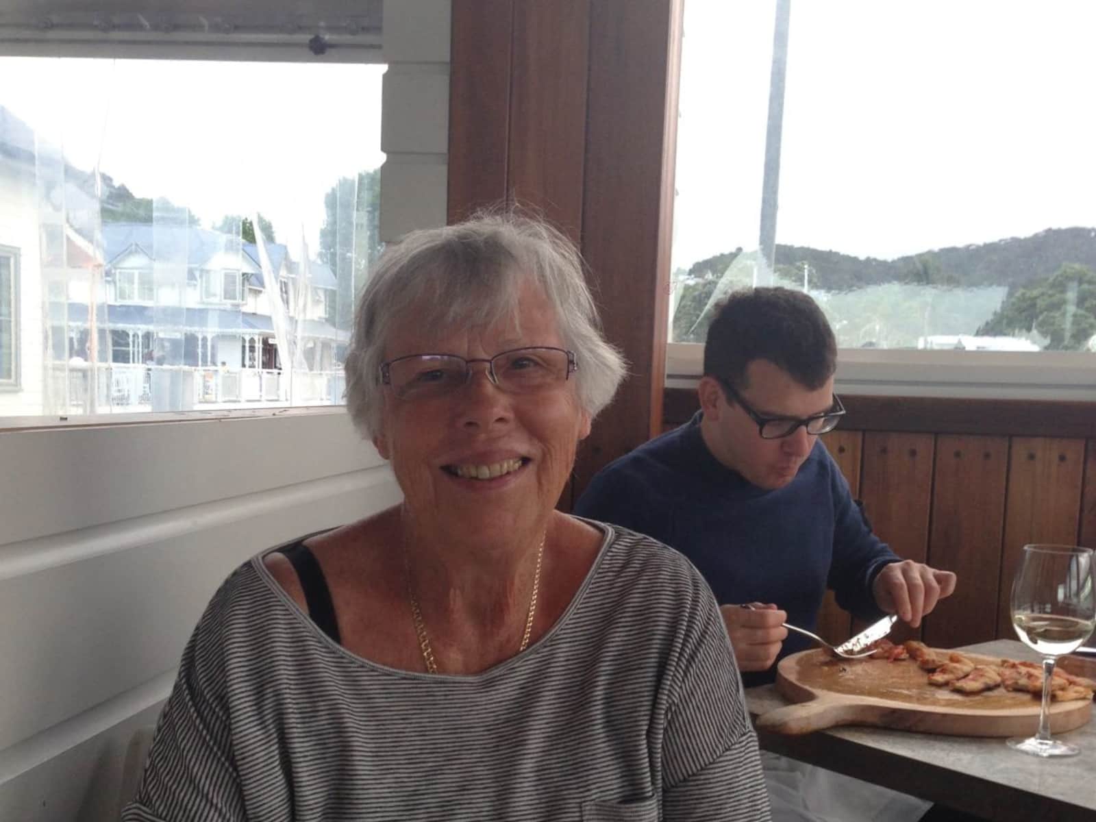 Lynn from Auckland, New Zealand