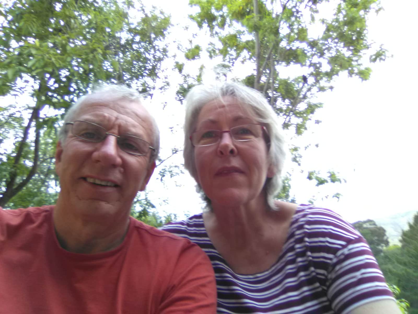 Beate + peter from Christchurch, New Zealand