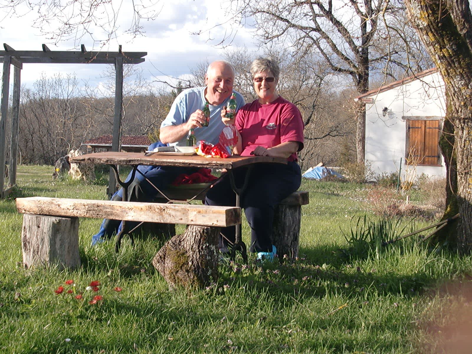 Susan & Terry from Montaigu-de-Quercy, France
