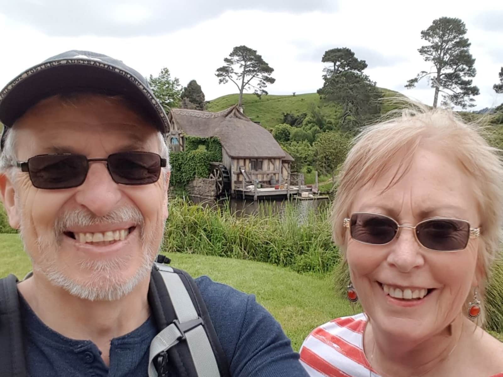 Pam & Gordon from New Plymouth, New Zealand