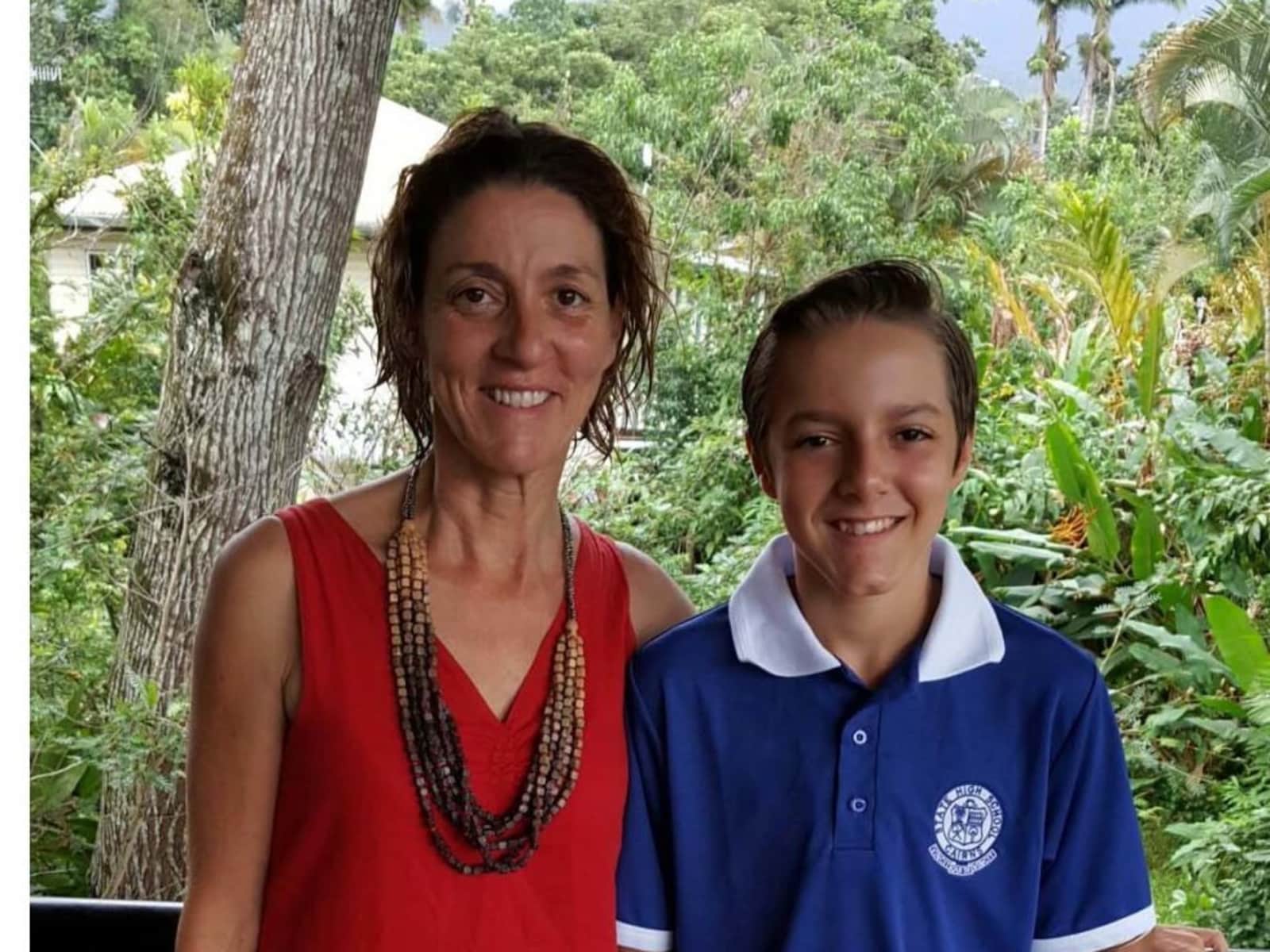 Claire & Dante (son)(12yrs) from Mossman, Queensland, Australia