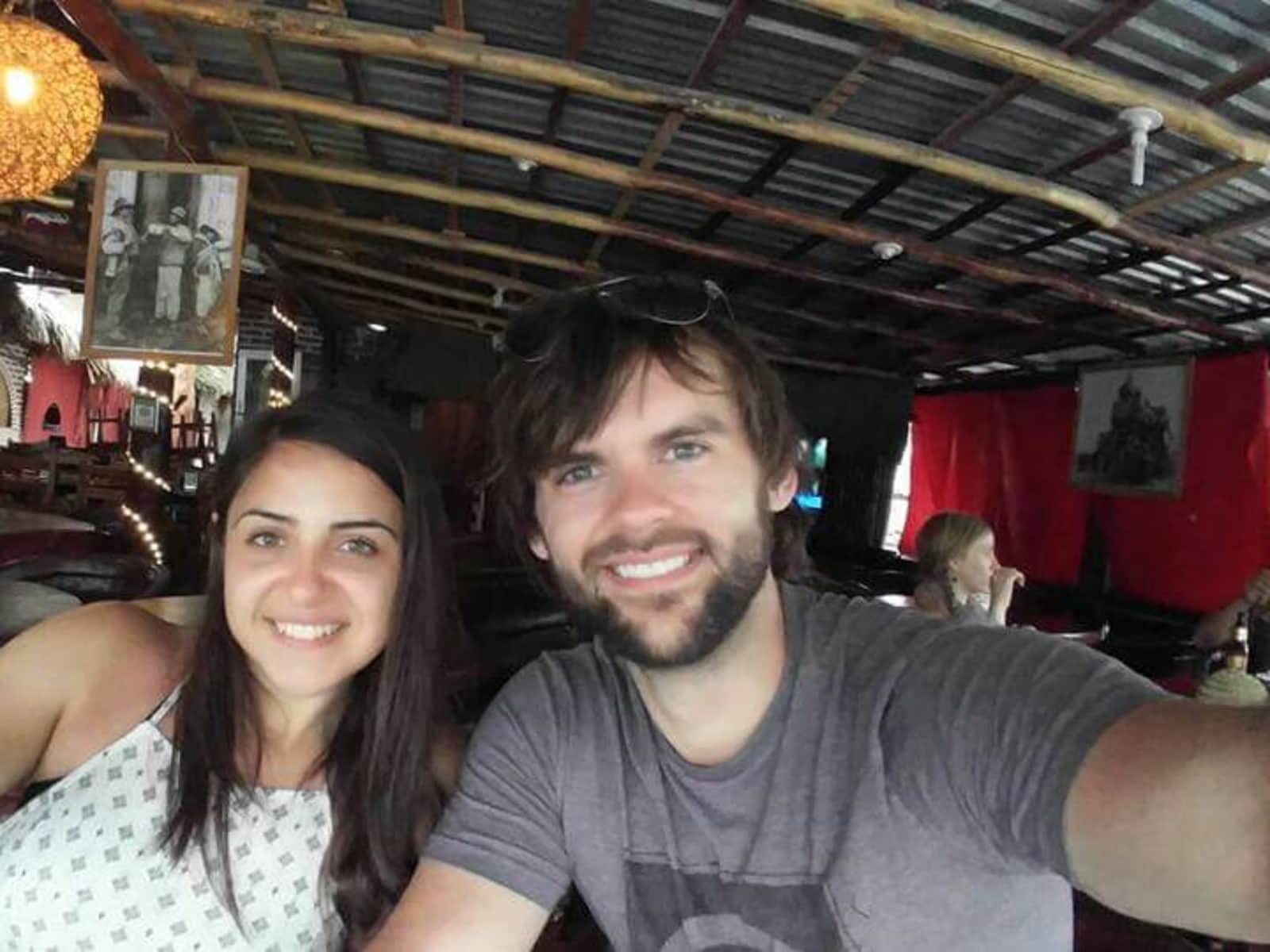 Caty and james & James from Medellín, Colombia