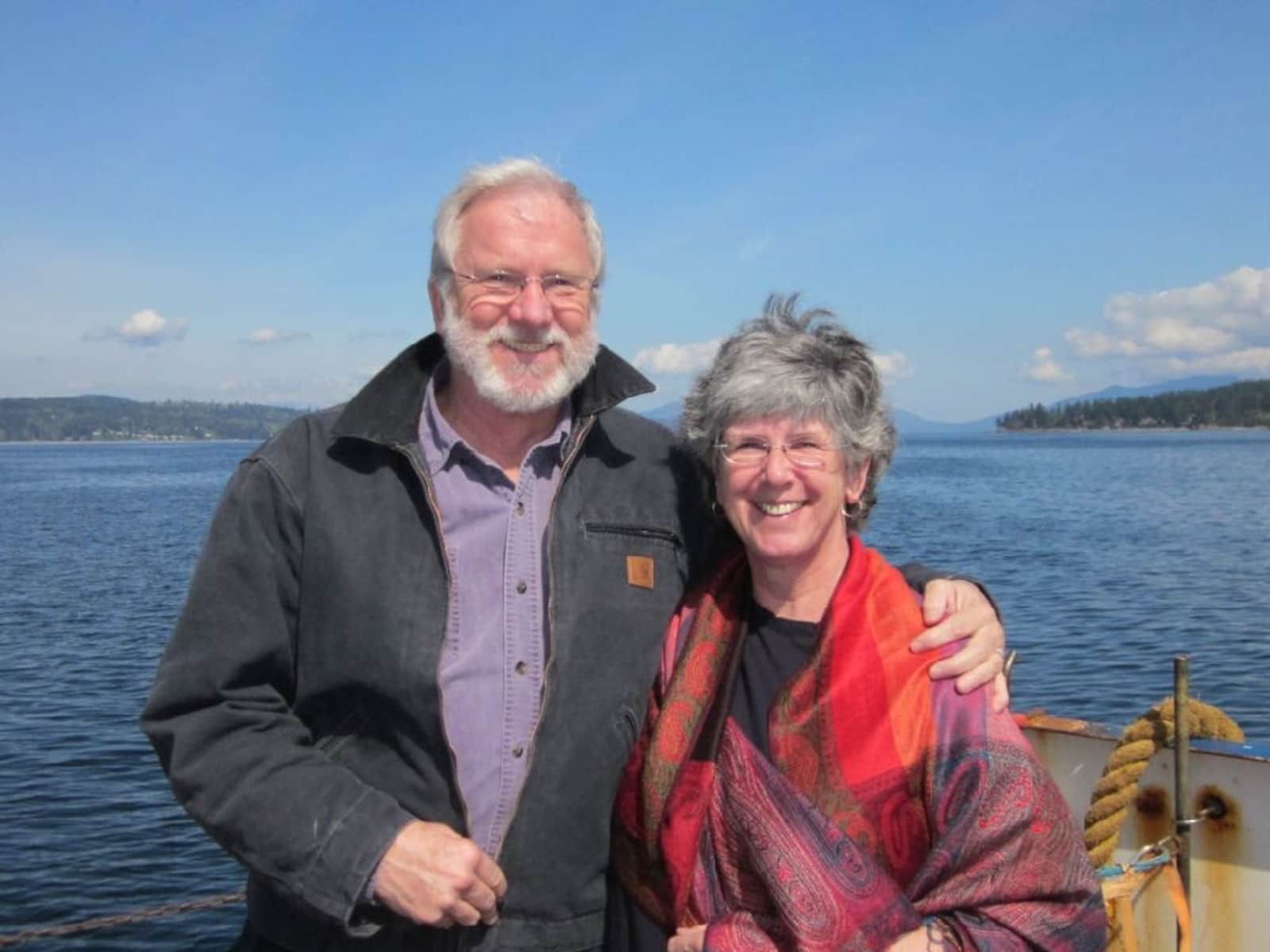 Pippa & David from Hornby Island, British Columbia, Canada