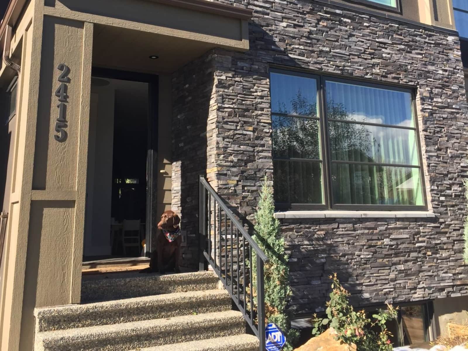 Housesitting assignment in Calgary, Alberta, Canada